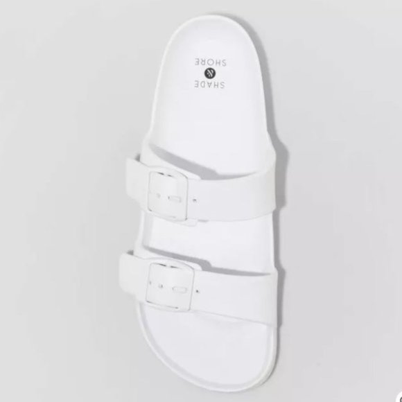 Neida EVA Two Band Slide Sandals White - Shade & Shore - Picture 4 of 4